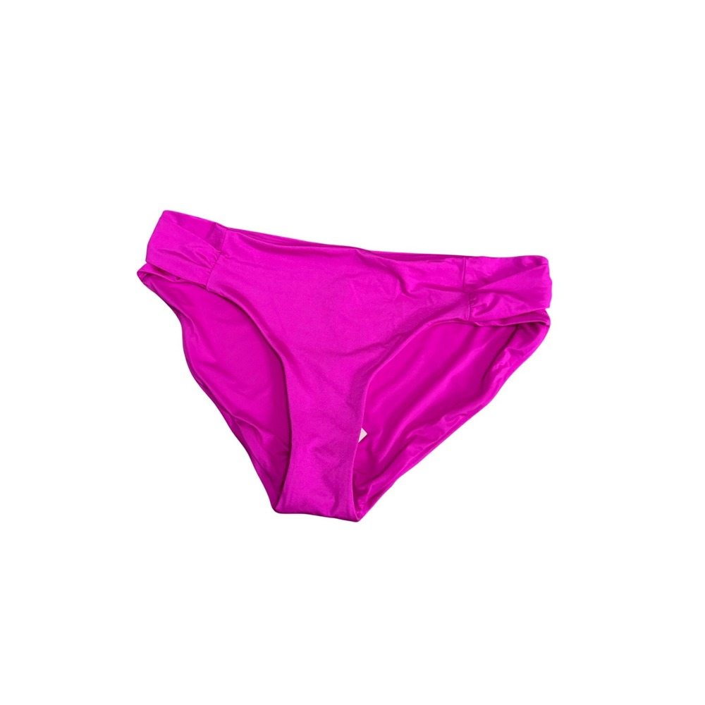 916.Trina Turk Swim and Spa Collection High-Waist Bikini Bottoms SZ 12 Hot Pink